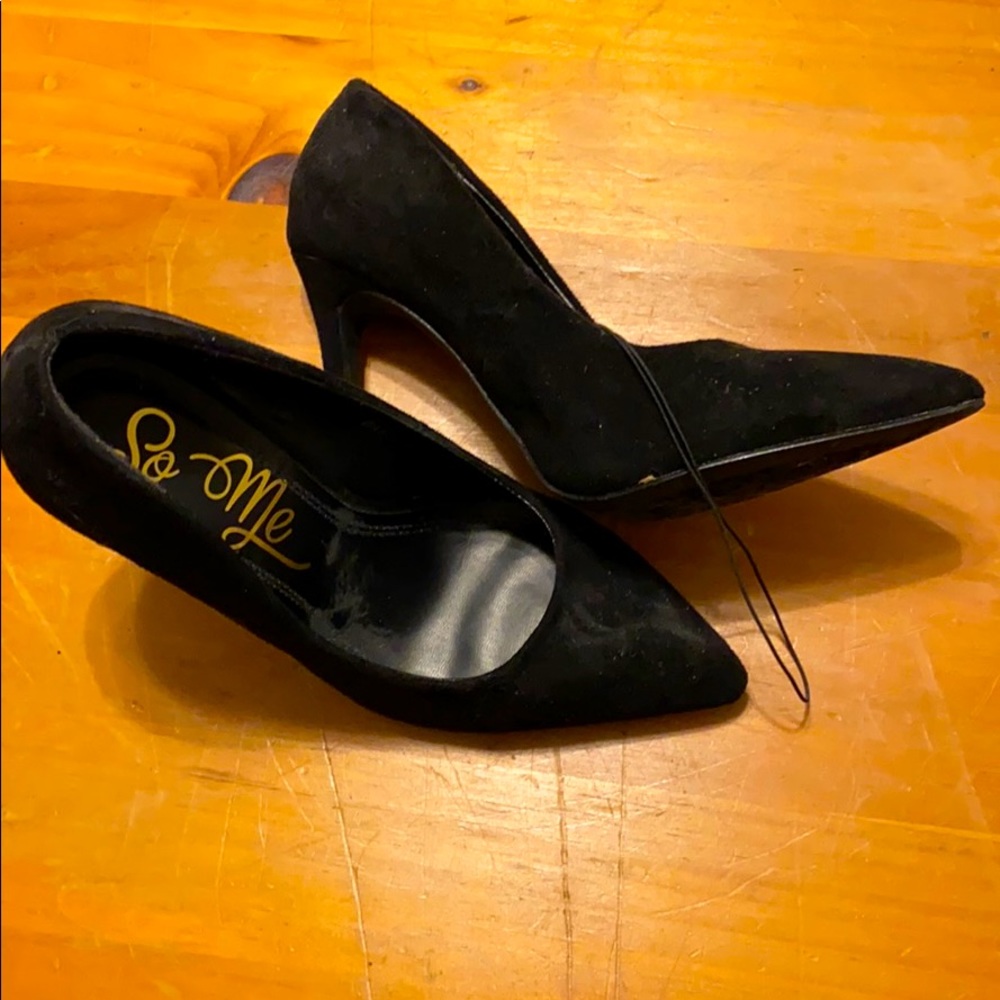 Black shade heels